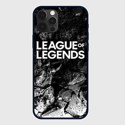 Чехол для iPhone 12 Pro Max League of Legends black graphite, цвет: 3D-черный