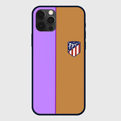 Чехол iPhone 12 Pro Max Атлетико Мадрид полосы