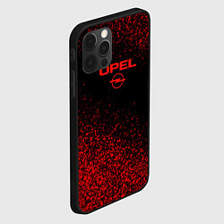 Чехол для iPhone 12 Pro Max Opel чёрно-красный, цвет: 3D-черный — фото 2