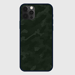 Чехол iPhone 12 Pro Max Камуфляж тёмный