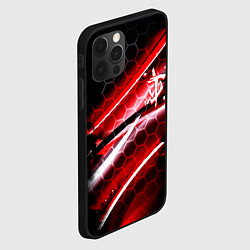 Чехол для iPhone 12 Pro Max Doom logo game, цвет: 3D-черный — фото 2
