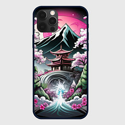 Чехол iPhone 12 Pro Max Пейзаж Японии природа