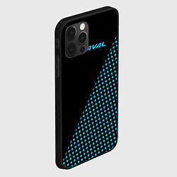 Чехол для iPhone 12 Pro Max Haval чёрно-голубой, цвет: 3D-черный — фото 2