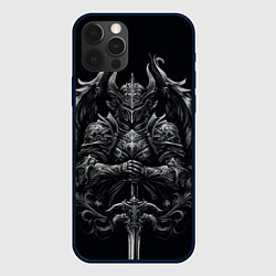 Чехол для iPhone 12 Pro Max Готический рыцарь, цвет: 3D-черный