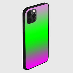 Чехол для iPhone 12 Pro Max Градиент текстура, цвет: 3D-черный — фото 2