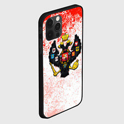 Чехол для iPhone 12 Pro Max Российская империя краски, цвет: 3D-черный — фото 2