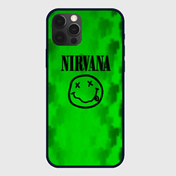 Чехол для iPhone 12 Pro Max Nirvana x Billie, цвет: 3D-черный