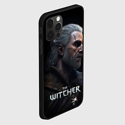 Чехол для iPhone 12 Pro Max The Witcher poster, цвет: 3D-черный — фото 2