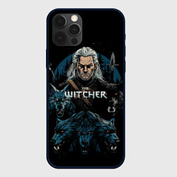 Чехол iPhone 12 Pro Max The Witcher and wolfs