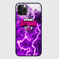 Чехол для iPhone 12 Pro Max Brawl stars storm neon, цвет: 3D-черный