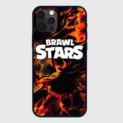 Чехол iPhone 12 Pro Max Brawl Stars red lava