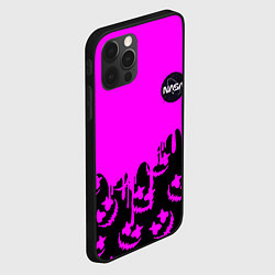 Чехол для iPhone 12 Pro Max Marshmello neon nasa, цвет: 3D-черный — фото 2