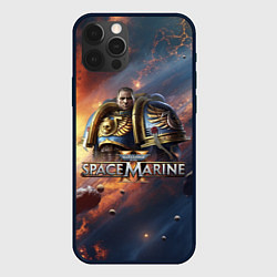 Чехол iPhone 12 Pro Max Warhammer 40000 space marine 2 Captain Titus