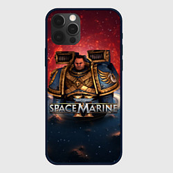 Чехол для iPhone 12 Pro Max Warhammer 40000 space marine 2 Captain Titus, цвет: 3D-черный