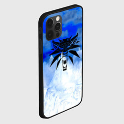 Чехол для iPhone 12 Pro Max The Witcher logo winter, цвет: 3D-черный — фото 2