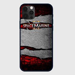 Чехол iPhone 12 Pro Max Warhammer space marine 2 лого