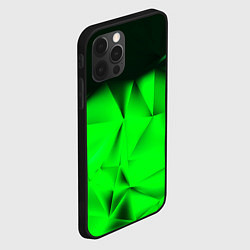 Чехол для iPhone 12 Pro Max Кислотная абстракция кубы, цвет: 3D-черный — фото 2