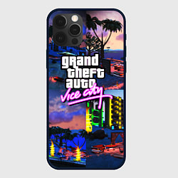 Чехол iPhone 12 Pro Max GTA vice city коллаж