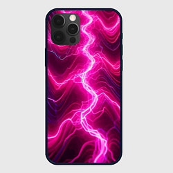 Чехол iPhone 12 Pro Max Pink lightnings - ai art fantasy