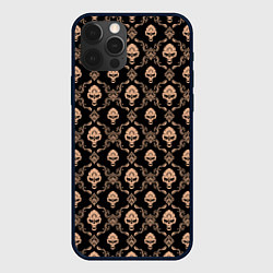 Чехол iPhone 12 Pro Max Череп - паттерн