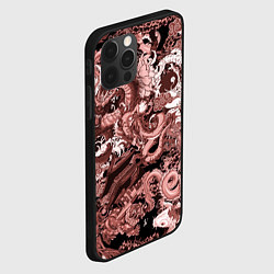 Чехол для iPhone 12 Pro Max Драконы в японском стиле, цвет: 3D-черный — фото 2