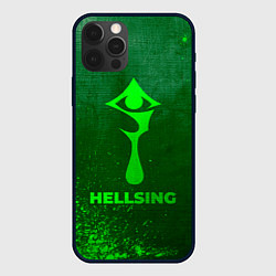 Чехол iPhone 12 Pro Max Hellsing - green gradient