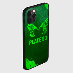 Чехол для iPhone 12 Pro Max Placebo - green gradient, цвет: 3D-черный — фото 2