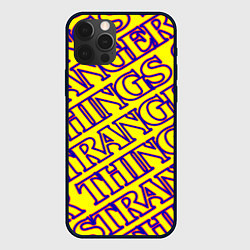 Чехол iPhone 12 Pro Max Stranger Things serials