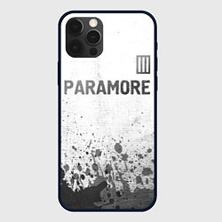 Чехол iPhone 12 Pro Max Paramore - white gradient посередине