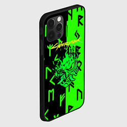 Чехол для iPhone 12 Pro Max Cyberpunk 2077 символы, цвет: 3D-черный — фото 2