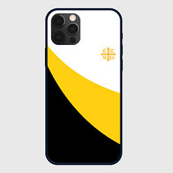 Чехол для iPhone 12 Pro Max Сокрушу пред ним врагов его малая желтая Ника 2 Ни, цвет: 3D-черный
