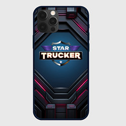 Чехол для iPhone 12 Pro Max Star Trucker космическая броня, цвет: 3D-черный