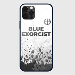 Чехол iPhone 12 Pro Max Blue Exorcist - white gradient посередине