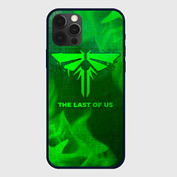 Чехол iPhone 12 Pro Max The Last Of Us - green gradient