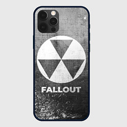 Чехол iPhone 12 Pro Max Fallout - grey gradient