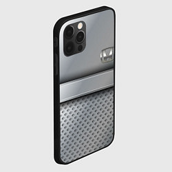 Чехол для iPhone 12 Pro Max Honda metal, цвет: 3D-черный — фото 2