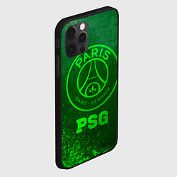 Чехол для iPhone 12 Pro Max PSG - green gradient, цвет: 3D-черный — фото 2