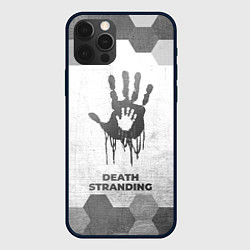 Чехол iPhone 12 Pro Max Death Stranding - white gradient