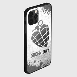 Чехол для iPhone 12 Pro Max Green Day - white gradient, цвет: 3D-черный — фото 2