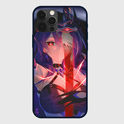 Чехол iPhone 12 Pro Max Honkai Star Rail Black Swan beauty