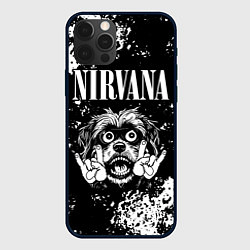 Чехол iPhone 12 Pro Max Nirvana рок пес