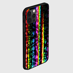 Чехол для iPhone 12 Pro Max Marshmello градиент, цвет: 3D-черный — фото 2