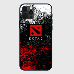 Чехол iPhone 12 Pro Max Dota 2 брызги красок