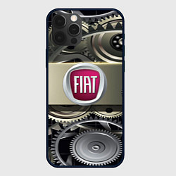 Чехол iPhone 12 Pro Max FIAT logo motors