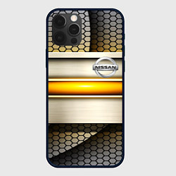 Чехол iPhone 12 Pro Max Nissan sport avto metal