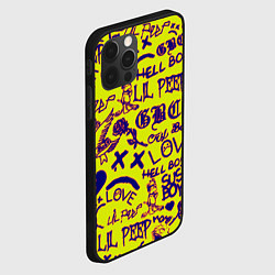 Чехол для iPhone 12 Pro Max Lil peep rap pattern, цвет: 3D-черный — фото 2