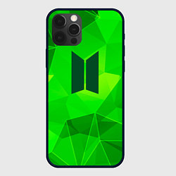 Чехол iPhone 12 Pro Max BTS green poly