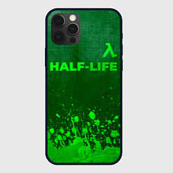 Чехол iPhone 12 Pro Max Half-Life - green gradient посередине