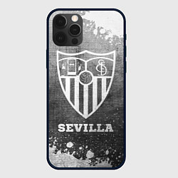 Чехол для iPhone 12 Pro Max Sevilla - grey gradient, цвет: 3D-черный