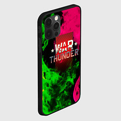 Чехол для iPhone 12 Pro Max Warthunder flame fight, цвет: 3D-черный — фото 2